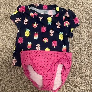Toddler girl 2 piece swim suit